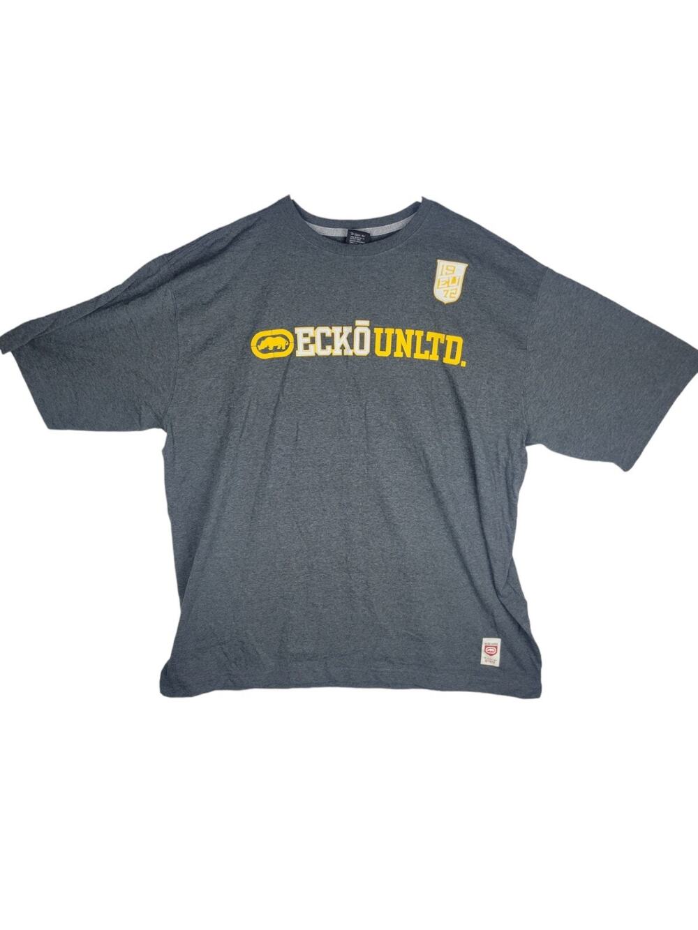 Ecko Unltd T Shirt Mens Size XL Dark Grey Gray Vintage Rhino Brand NWT T-Shirt